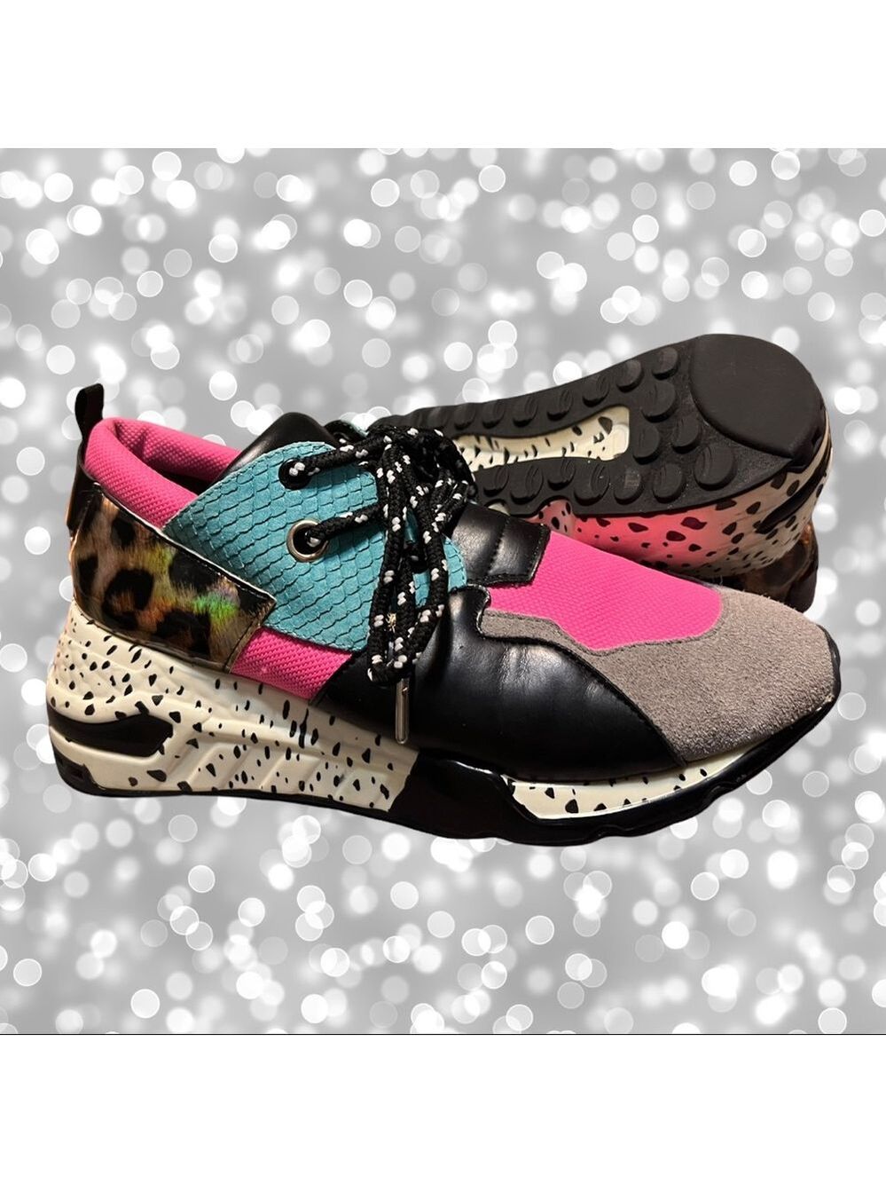 Steve Madden Cheetah Leopard Animal Cliff Sneakers